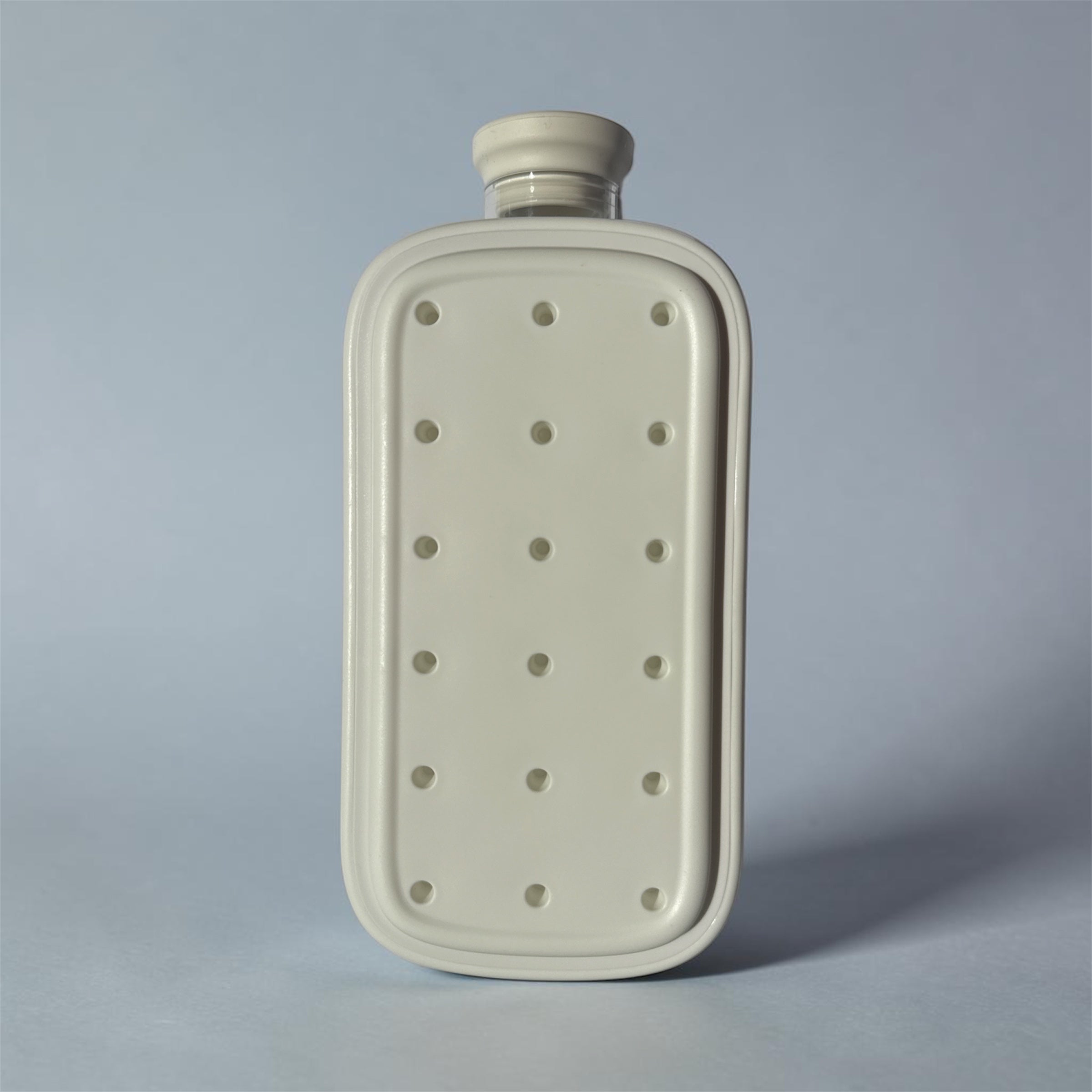 Gourde blanche à glaçons (grande taille)