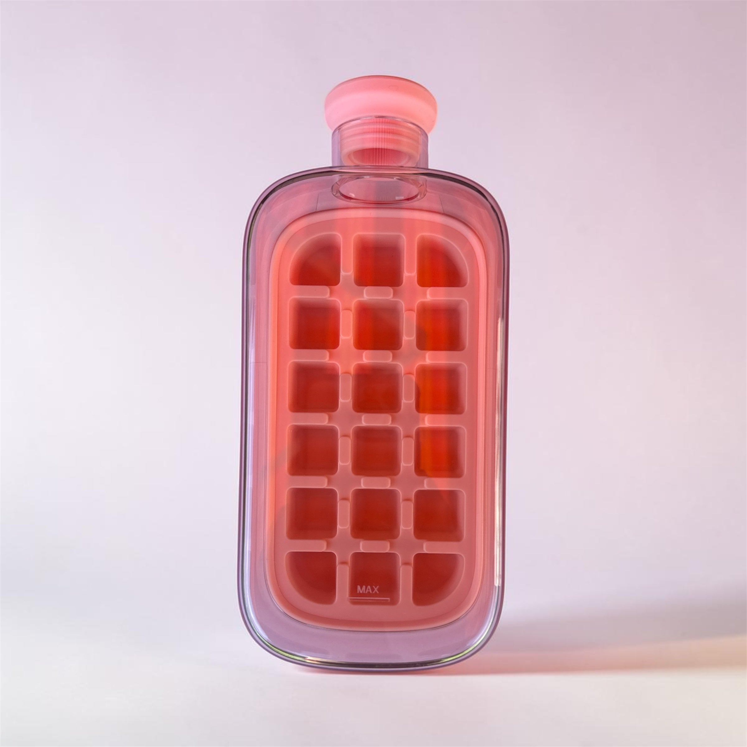 Gourde rose à glaçons (grande taille)