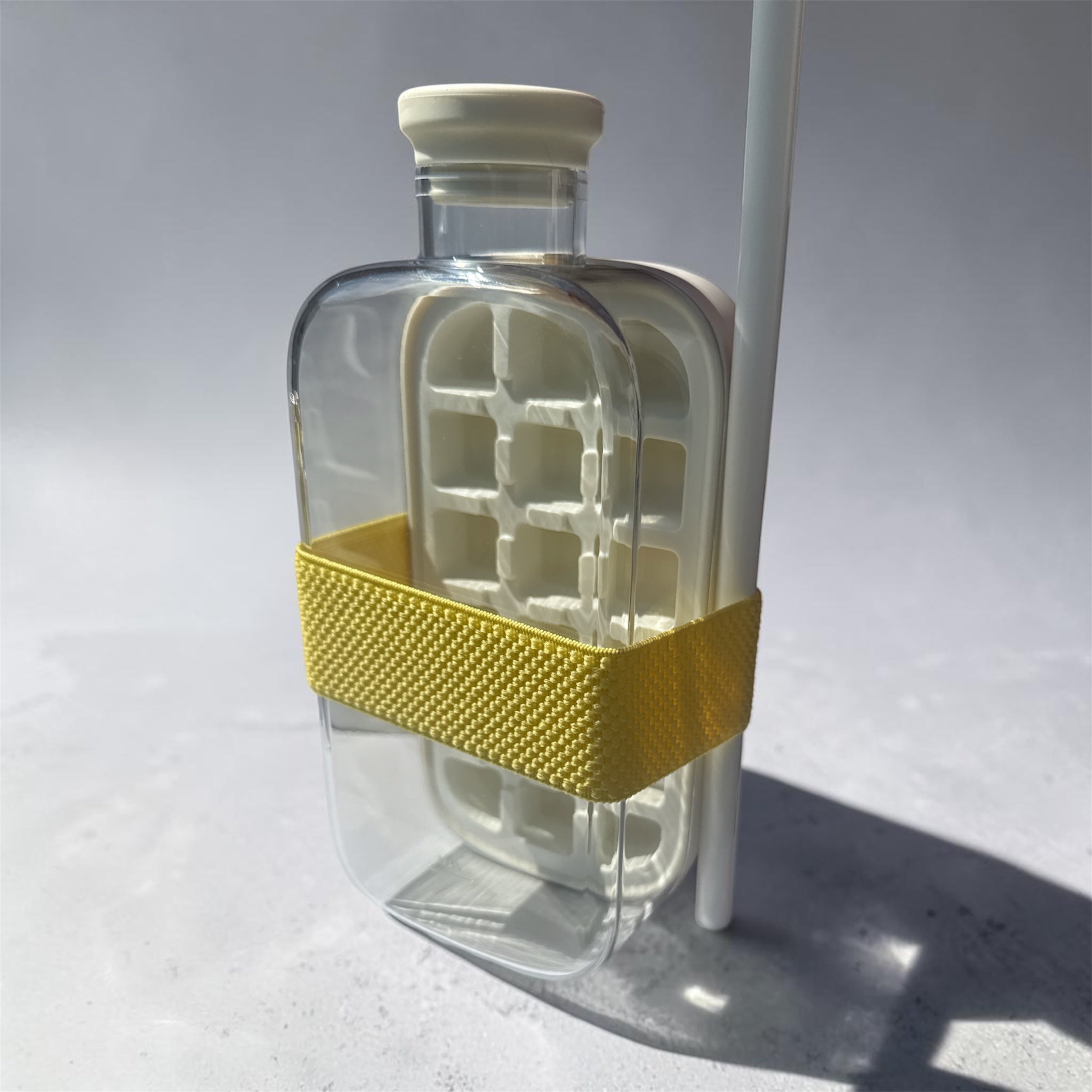 Gourde blanche à glaçons (grande taille)